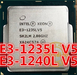 正式版xeon e3-1235l v5 cpu 另有 e3-1240l v5 1260lv5cpu25瓦