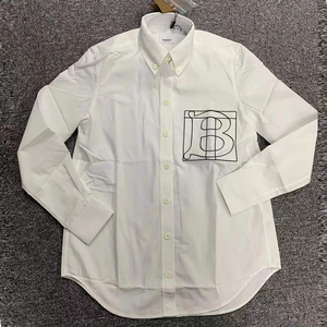 burberry 博柏利 新款tb字母logo男士长袖衬衫