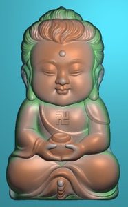 新款宝宝佛揭阳精雕图电脑雕刻图翡翠人物图jdp灰度图挂件5.5版本