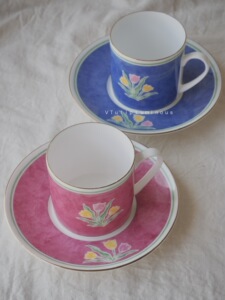 「vtulip」纪梵希givenchy郁金香咖啡杯 日本vintage中古郁金香杯