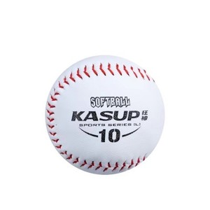 狂神体育垒球10号KS0999皮革PVC实心球中小学生体育达标用品