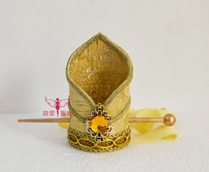 金色男古装头饰男款头冠cospl古代发冠汉服头饰婚庆摄影头冠-33款