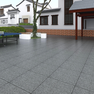 庭院地砖地铺石室外地板砖现代别墅院子花园地面铺大理石户外瓷砖