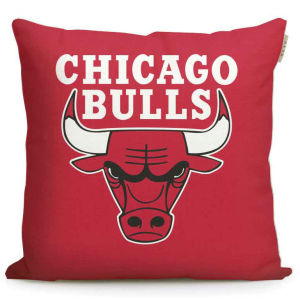 芝加哥公牛队周边球迷纪念品沙发抱枕定制美职篮礼物靠垫枕头