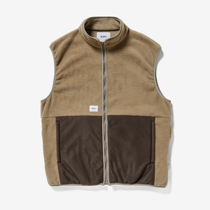 四季出品现货wtaps wozzy vest rapo coyote绒面拉链马甲男21aw