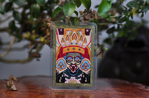 【梵捻造物】西藏扎基寺恭请扎基拉姆彩色双面手机钱包随身卡