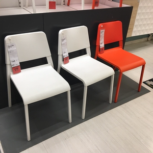 宜家家居ikea帝奥多斯椅子餐椅白色国内代购