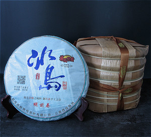 云南普洱茶生茶 2016年杨聘号福园聚香冰岛古树普洱茶357克 饼茶