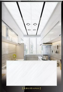 铝扣板集成吊顶300*600厨房卫生间阳台扣板材料纳米抗油污系列