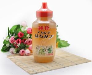 出口日本蜂蜜嗡嗡乐1千克纯正洋槐无糖纯粹蜂蜜天然有机2瓶包邮
