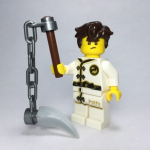 lego乐高㊣幻影忍者大电影系列人仔 杰jay 配武器装备 限量收藏版