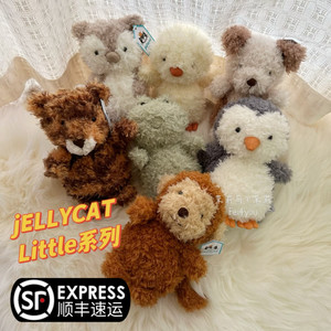 JELLYCAT LITTLE WEE 小鸡猫头鹰企鹅狗青蛙小蛇雪人驯鹿毛绒玩具