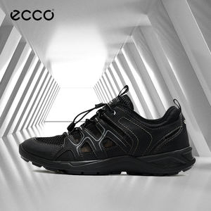 ecco爱步男鞋 夏季新款户外休闲鞋网孔透气运动跑步鞋 热酷825774