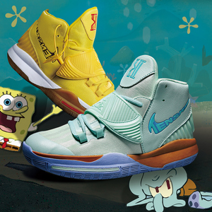 欧文6篮球鞋男高帮儿童防滑学生实战摩擦声耐磨海绵宝宝运动鞋女766人