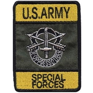 美国特种部队臂章(方形) 绣标 布贴 标贴 魔术贴 背贴 可定做
