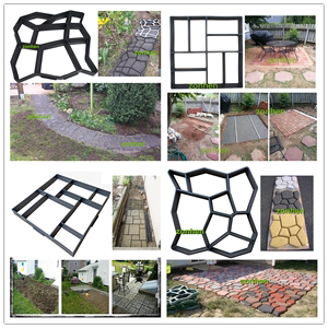 个性地砖花园彩砖混泥土水泥砖文化石小路小径地坪制作铺路模具