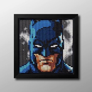 像素画定制相框保护罩适用于乐高31205蝙蝠侠 马赛克积木防尘盒