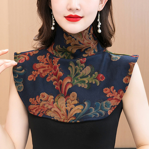 假领子女百搭假领高档中老年人旗袍衣领中国风围脖内搭套脖护肩女