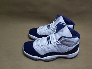 5码二手正品 aj11 乔11 乔治城深蓝 女子篮球鞋