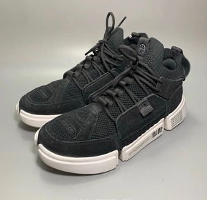 二手43码 中国李宁 悟道ace 2代 休闲鞋  黑白 缓震