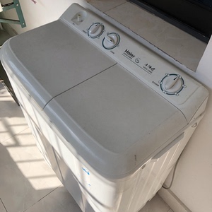 海尔小海螺双缸洗衣机 xpb70-1186bs 7公斤 成色