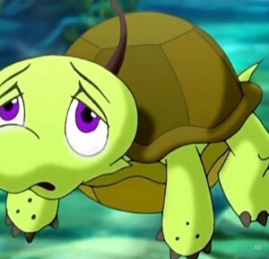 刚从海里捞上来的王八,据知情人透露该龟系五大舔狗之一的双面龟