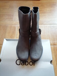 德国gabor嘉宝女鞋加绒35小码女靴短靴全新海淘正品