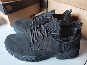 工贸休闲鞋男士系带碳灰色百搭运动鞋户外鞋