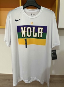 全新nba鹈鹕队zion锡安城市版球衣短袖t恤速干,弹力全聚