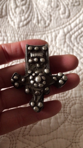 老布格布各德特三毛心爱的布各古董老银吊坠部落首饰肚皮舞