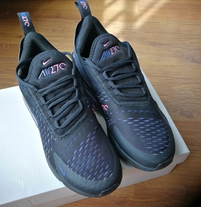 正品耐克女士运动鞋nike air max 270(黑色)a