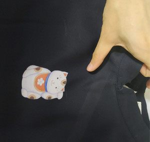 000人付款淘宝川黛 - 做你的猫 黑 原创设计 旗袍领宽松t恤…微瑕如图