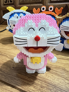 哆啦美积木乐高成品玩具