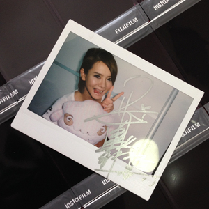 【预出】戚薇 繁签 签名 拍立得 五寸 签名照 繁体 7v