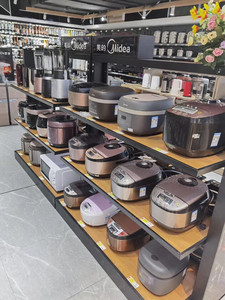 小家电展示柜电磁炉电饭煲展台货架美的苏泊尔九阳家电中岛柜