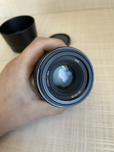 索尼fe501.8全画幅大光圈人像镜头.成色98新 有遮光罩