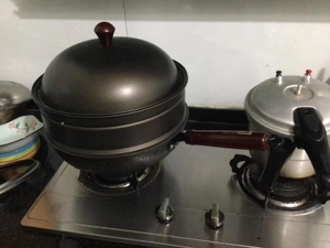 000人付款淘宝军雨钢锅,无涂层,不粘锅,可使用铁铲,钢铲!