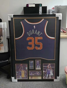 nba杜兰特限定收藏版签名球衣