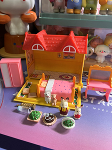 日本中古玩具模型小屋可搭配森贝儿森林家族 图中一共低价出。包