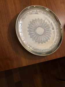 Tiffany蒂芙尼古董银器纯银盘子中央水果盘
