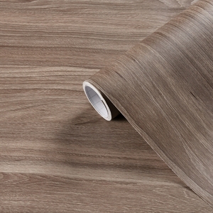 原木色深色厨房家具贴纸,自粘墙纸