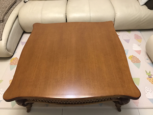 荷比先生高级藤木茶几,长宽108厘米,八成新,因搬家转让