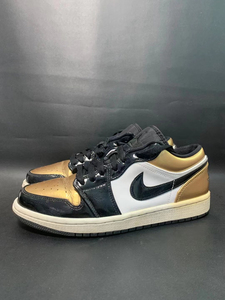 二手正品40码耐克nikeaj1乔1黑金脚趾低帮休闲篮球鞋
