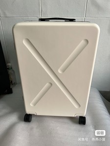 不莱玫行李箱小云X24寸白色拉杆箱铝框旅行箱
