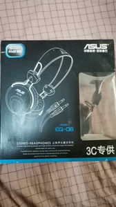 Asus/华硕 EQ-06电脑耳机原装耳机耳麦带麦克风防断