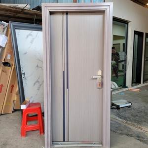 广东锌合金房间门厂家定制钢质平开钢板卧室室内门电解烤漆转印门