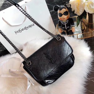 ysl新款包包油蜡皮包女大容量购物袋包