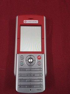 NEC N603滑盖触屏手写手机。开关机正常，屏幕显示白屏，