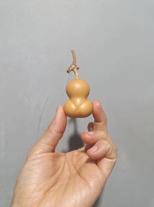 小金蟾葫芦把玩手把件文玩葫芦天然葫芦摆件包邮