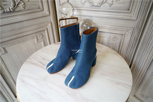 maison margiela 牛仔猪蹄鞋 靴 分趾
